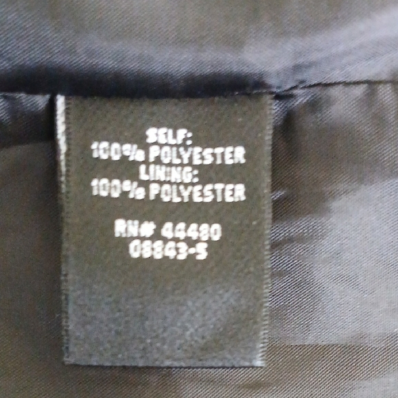 Sleek Black Shawl Collar Blazer - Picture 6 of 7